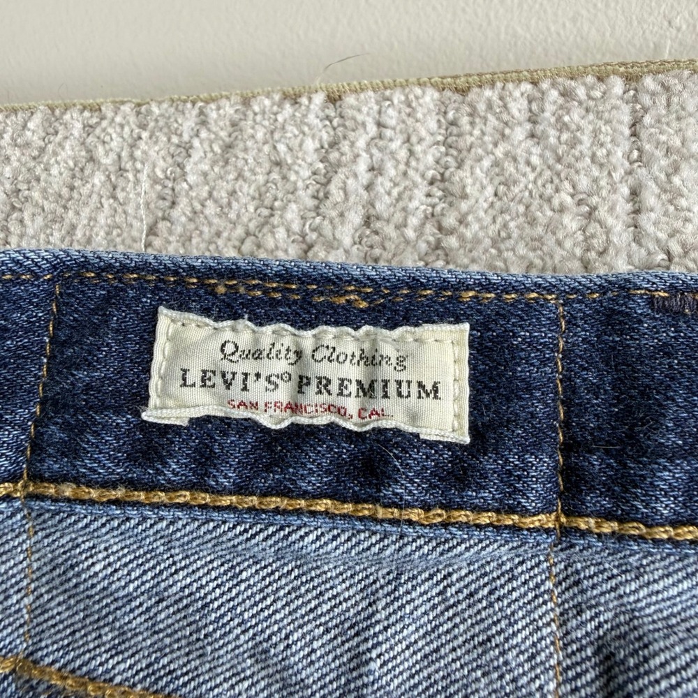 Levis Premium 501 XX Straight Leg Jeans Mens Size 40x34 Blue Denim - Picture 6 of 9